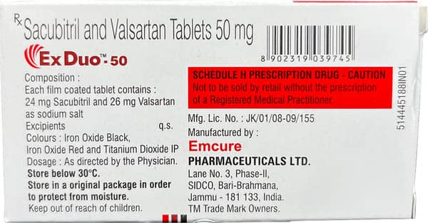 Exduo 50mg Strip Of 10 Tablets