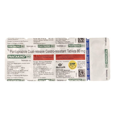 Pantakind 80mg Strip Of 10 Tablets