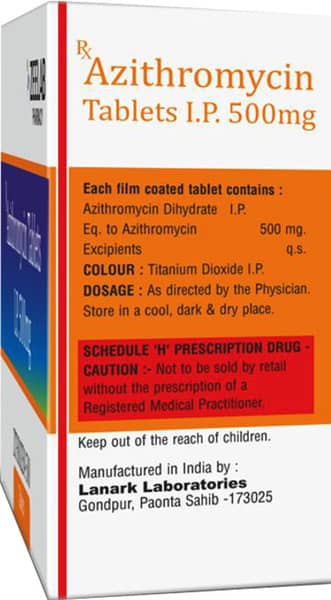 Zithrozem 500mg Strip Of 3 Tablets