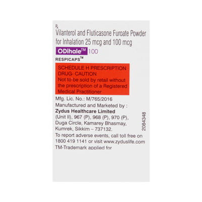 Odihale 100mcg Box Of 30 Respicaps