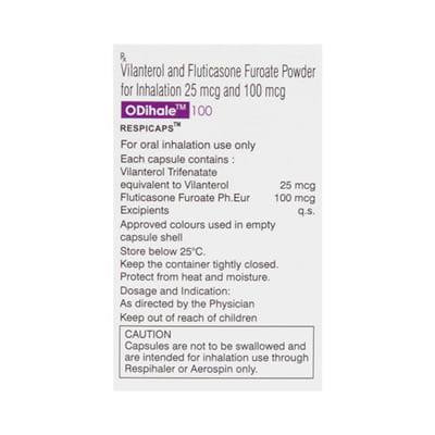 Odihale 100mcg Box Of 30 Respicaps