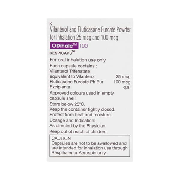 Odihale 100mcg Box Of 30 Respicaps