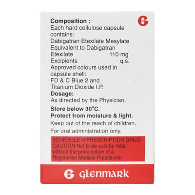 Dabigza 110mg Bottle Of 14 Capsules