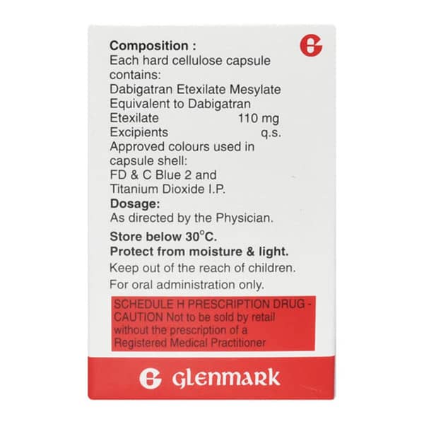 Dabigza 110mg Bottle Of 14 Capsules