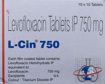 L Cin 750mg Strip Of 10 Tablets