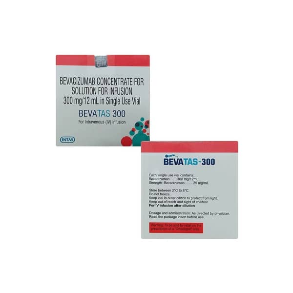 Bevatas 300mg Vial Of 12ml Solution For Infusion