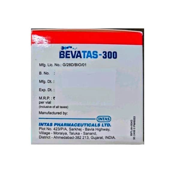 Bevatas 300mg Vial Of 12ml Solution For Infusion