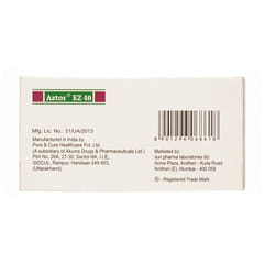 Aztor Ez 40mg Strip Of 10 Tablets: Uses, Side Effects, Price & Dosage ...