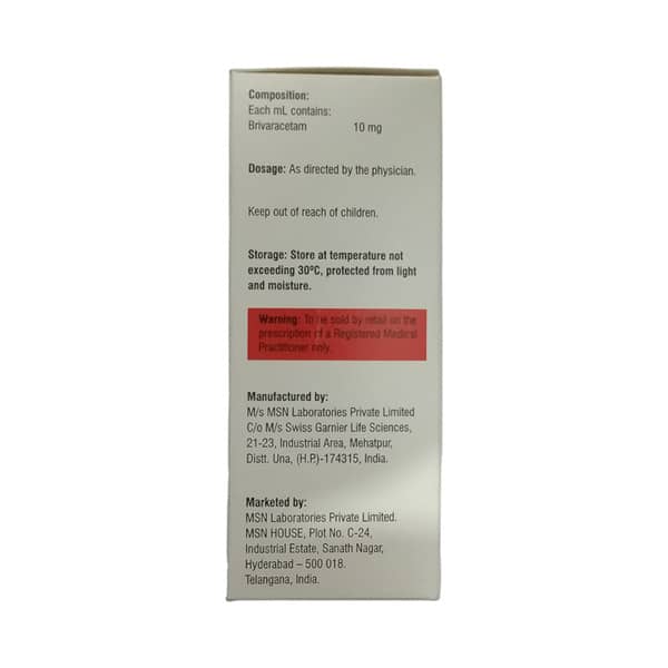 Brivanext 10mg Bottle Of 100ml Oral Solution