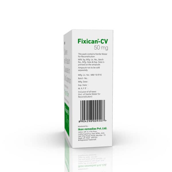 Fixican Cv 50mg Bottle Of 30ml Dry Suspension