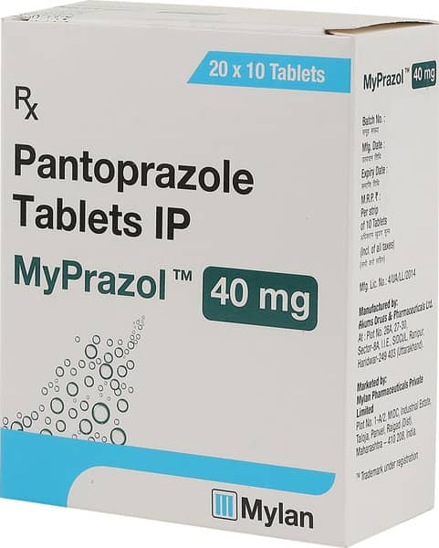 Myprazol 40Mg Strip Of 10 Tablets