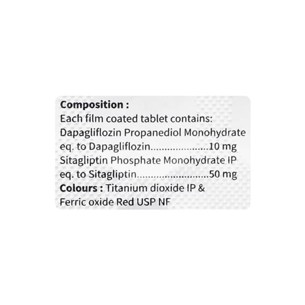 Sitahenz D 50Mg Strip Of 10 Tablets