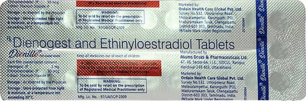 Dienille Strip Of 21 Tablets