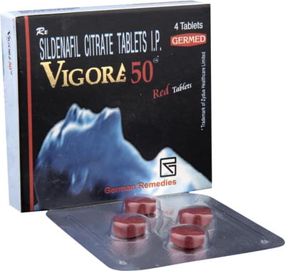 Vigore 50mg Strip Of 4 Tablets