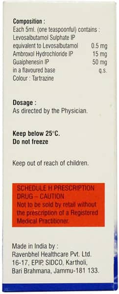 Ventirex Ls Junior Bottle Of 60ml Expectorant