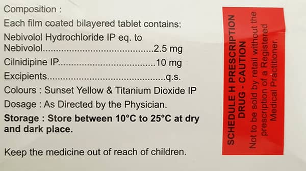 Ln Beta 2.5mg Strip Of Strip Of 15 Tablets