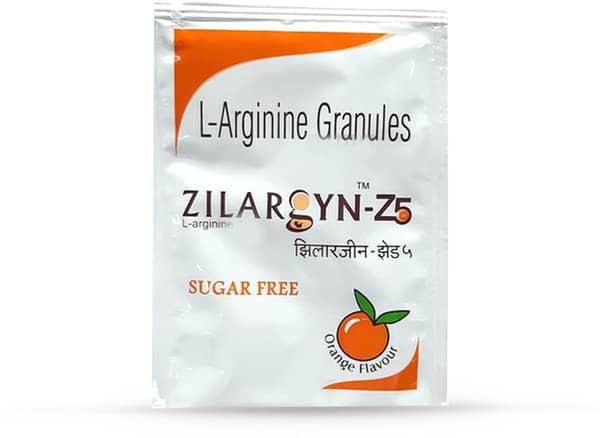 Zilargyn Z5 Sugar Free Orange Flavour Sachet 5gm Granules