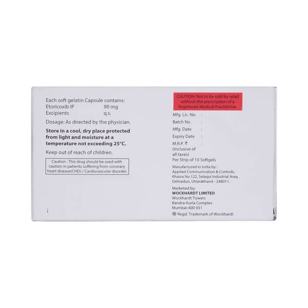 Etobrix 90mg Strip Of 10 Capsules