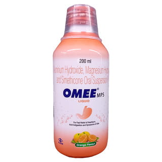Omee Mps Orange Flavour Bottle Of 200ml Oral Liquid
