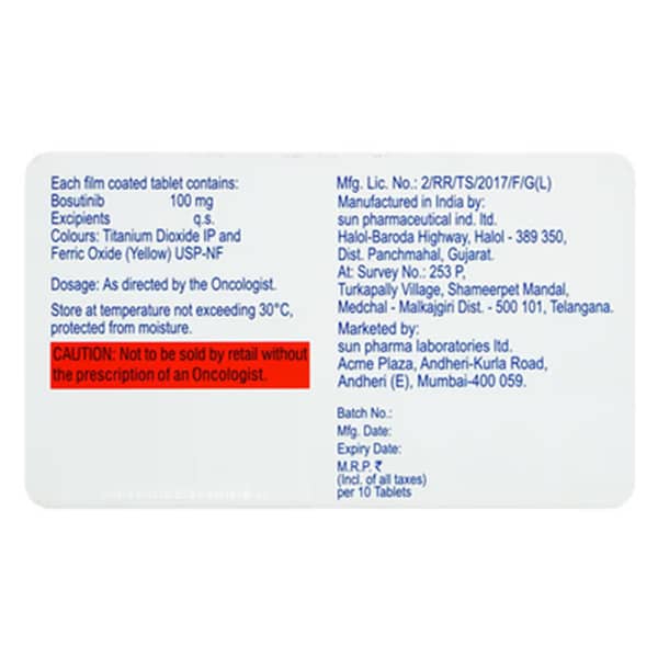 Bonitar 100Mg Strip Of 10 Tablets