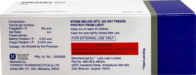 Pregaba 8% Tube Of 30gm Gel