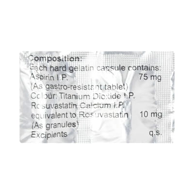 Rosutor A 10/75mg Strip Of 20 Capsules