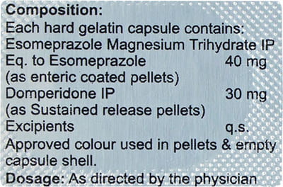 Esomifor Dsr Strip Of 10 Capsules