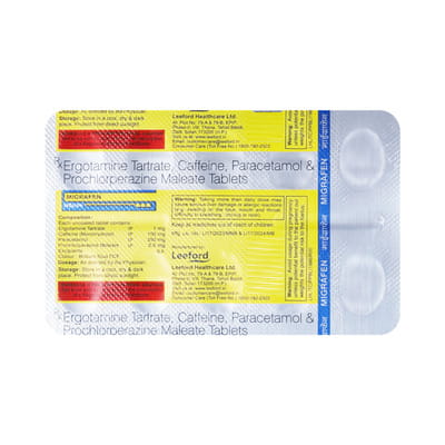Neo Migrafen Strip Of 10 Tablets