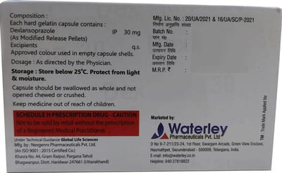 Dexolan 30mg Strip Of 10 Capsules