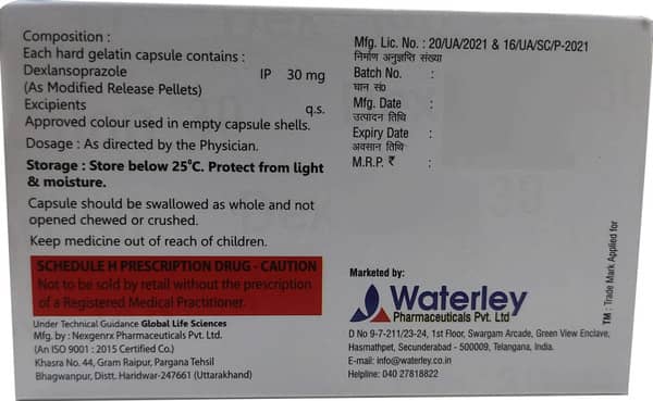 Dexolan 30mg Strip Of 10 Capsules