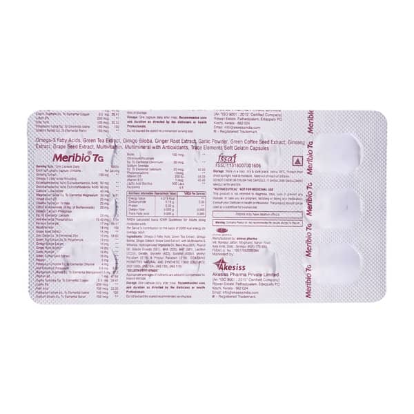 Meribio 7G Strip Of 10 Capsules