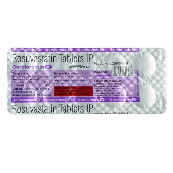 Cardiorostin C 20mg Strip Of 10 Tablets