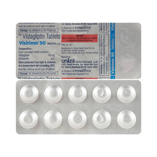 Visirimir 50 Mg Strip Of 10 Tablets