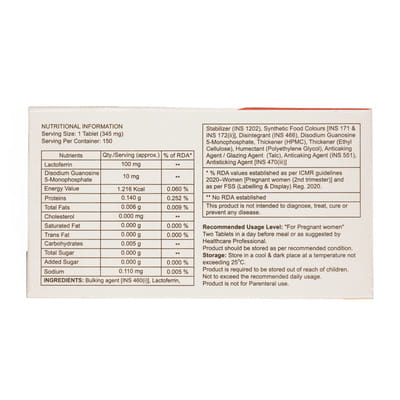Ferronomic Strip Of 15 Tablets