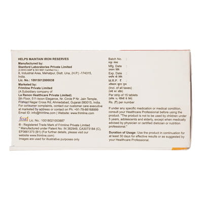 Ferronomic Strip Of 15 Tablets