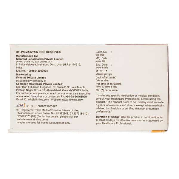 Ferronomic Strip Of 15 Tablets