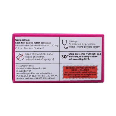 Goodizine L 10mg Strip Of 10 Tablets