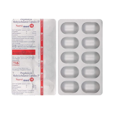 Nervimust M Strip Of 10 Capsules