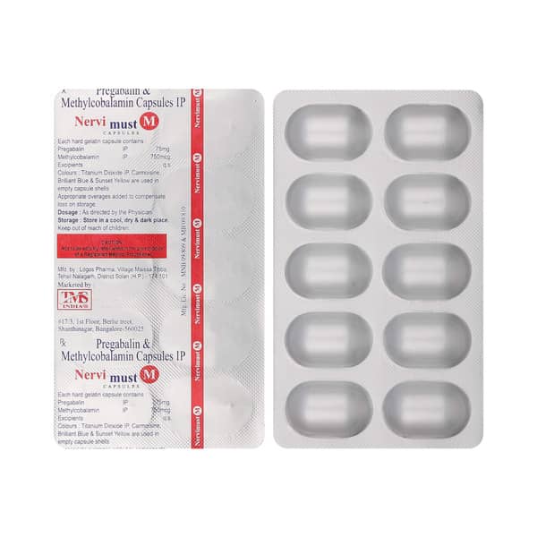 Nervimust M Strip Of 10 Capsules