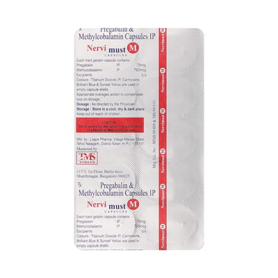 Nervimust M Strip Of 10 Capsules
