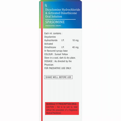 Spasomine Bottle Of 10ml Oral Drops