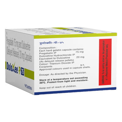 Duloxee P 75mg Strip Of 10 Capsules