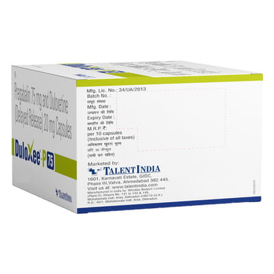 Duloxee P 75mg Strip Of 10 Capsules