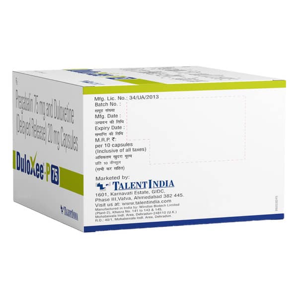 Duloxee P 75Mg Strip Of 10 Capsules