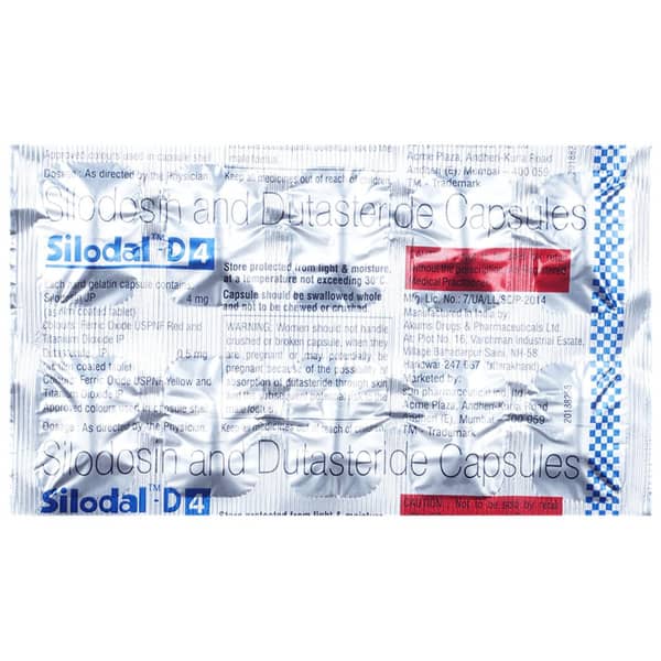 Silodal D 4mg Strip Of 10 Capsules