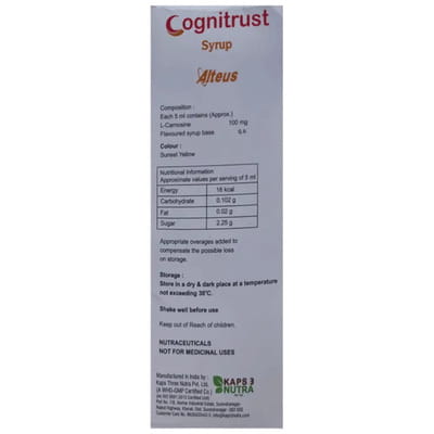 Cognitrust Dha Mango Flavour Bottle Of 200ml Suspension
