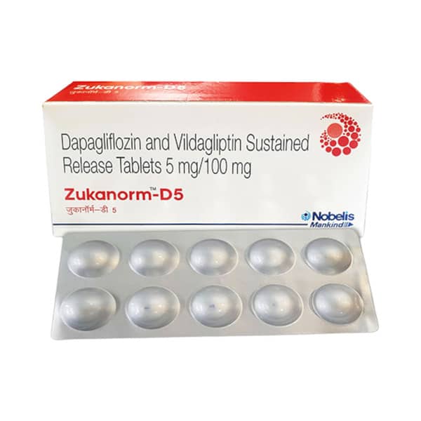 Zukanorm D 5mg Strip Of 10 Tablets