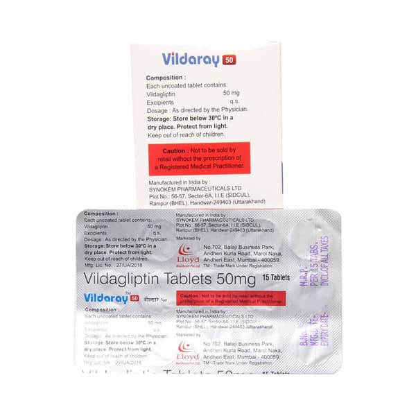 Vildaray 50mg Strip Of 15 Tablets
