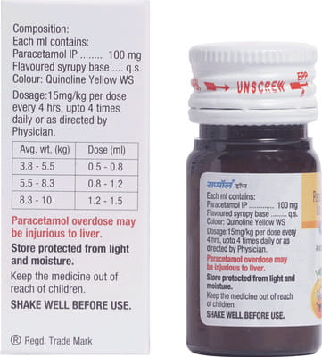 Suppol Delicious Orange Flavour Bottle Of 15ml Oral Drops