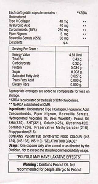 Jointking Forte Strip Of 10 Capsules